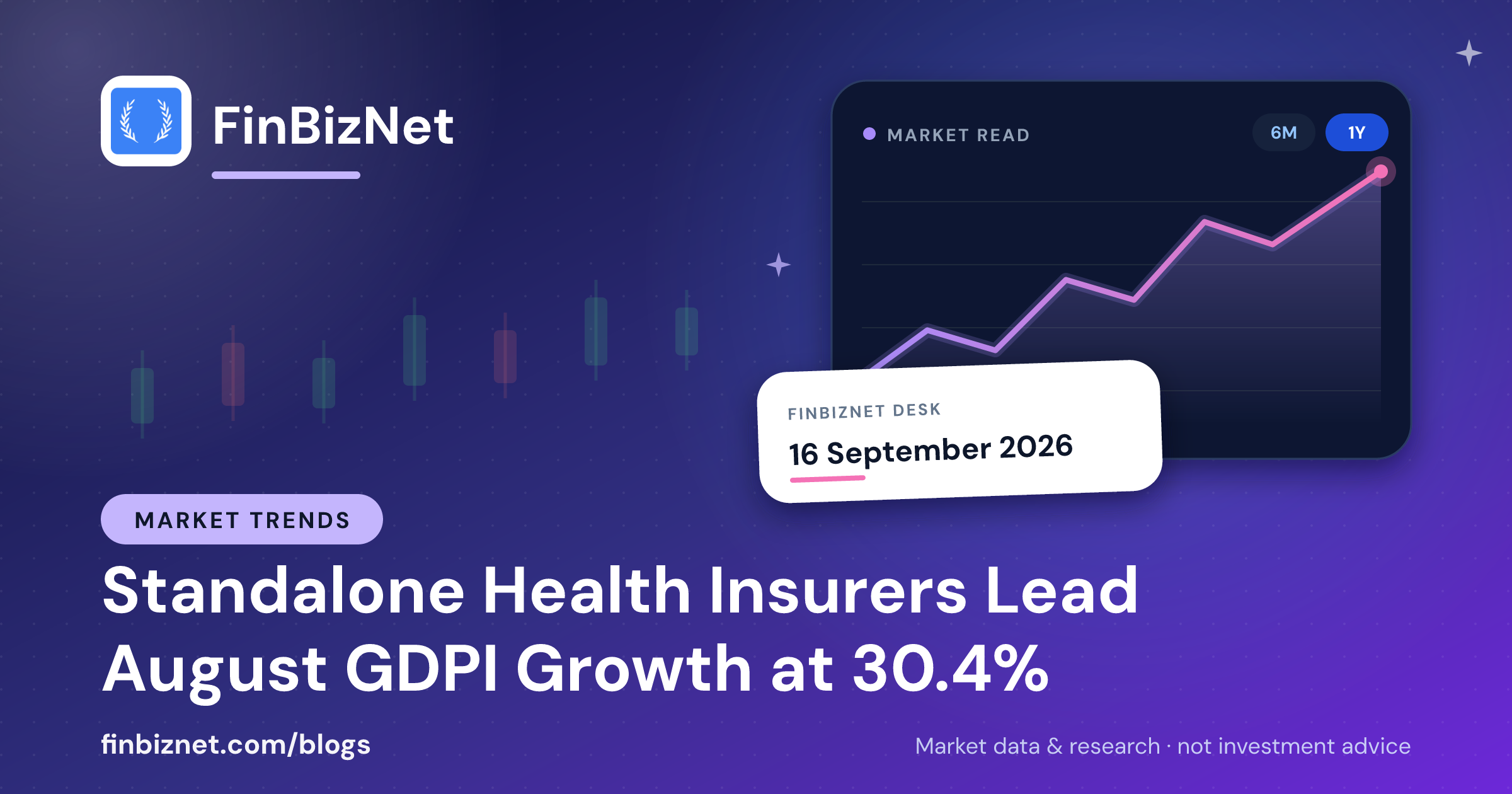Standalone Health Insurers Lead August GDPI Growth at 30.4%
