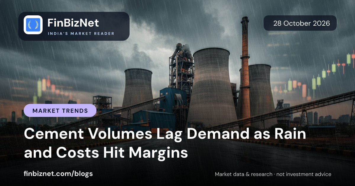 Cement Volumes Lag Demand as Rain and Costs Hit Margins