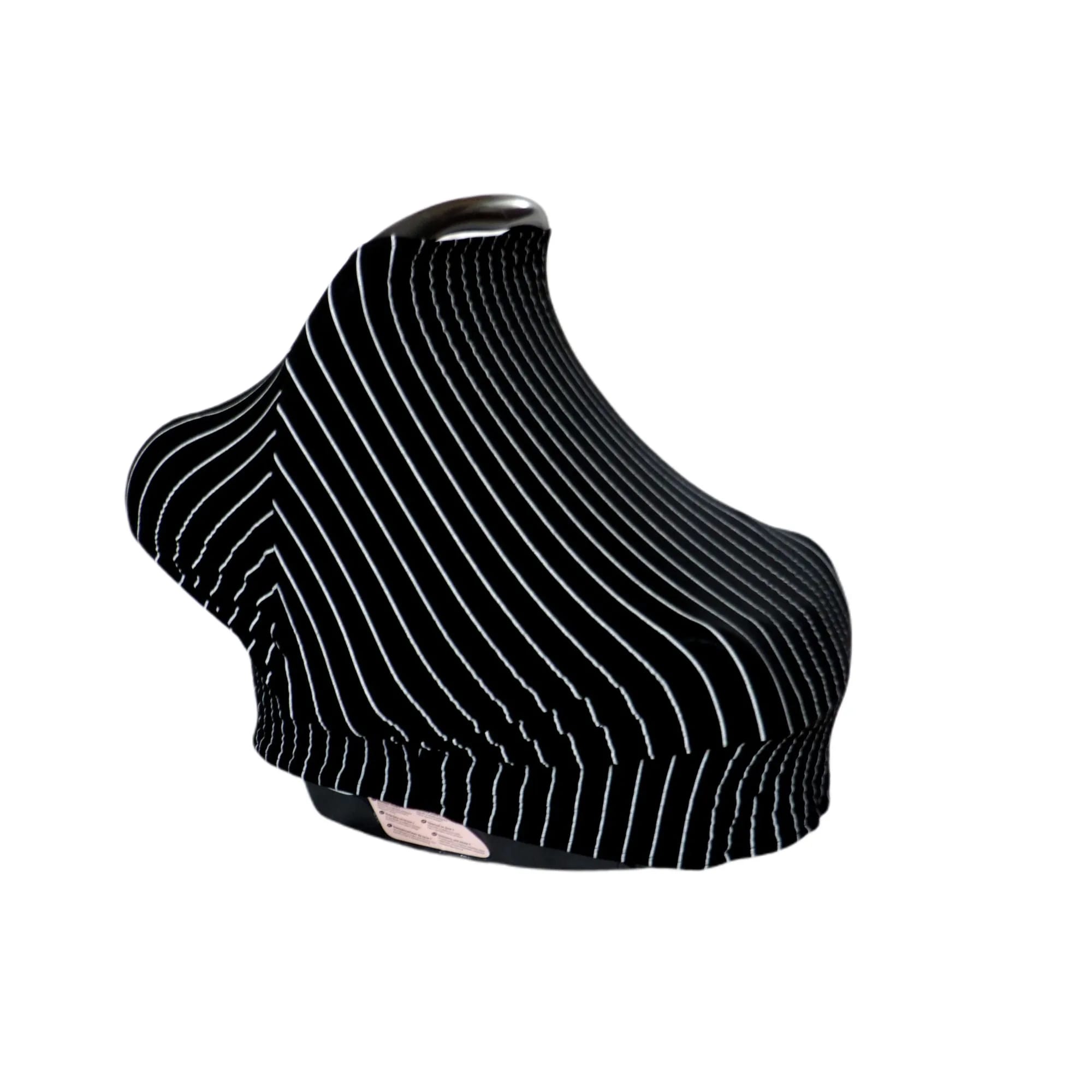 Husa negru cu dungi albe