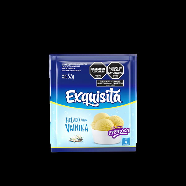 EXQ HELADO VAINILLA 15X52 GRS