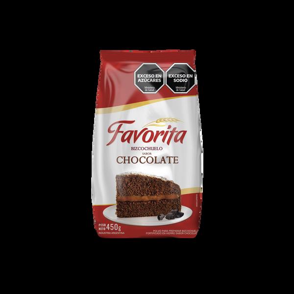 FAV. BIZCOCHUELO CHOCO X 450 GRS
