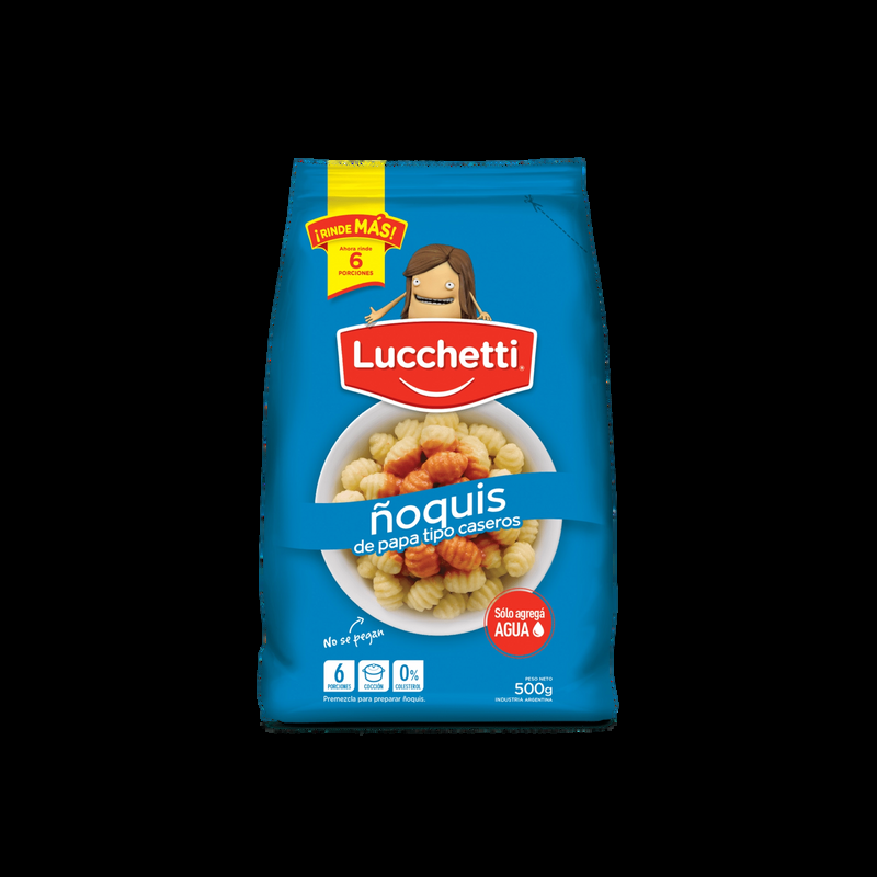 LUCCHETTI PREMEZCLA ÑOQUIS X 500 GRS