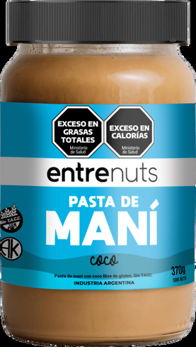 ENTRENUTS PASTA DE MANI COCO X 370 GRS
