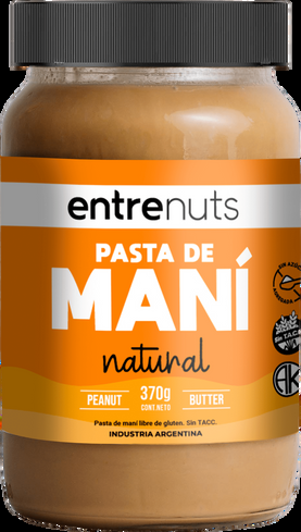 ENTRENUTS PASTA DE MANI NATURAL X 370 GRS