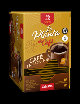 LA PLANTA CAFE EN SAQ 18X5GRS