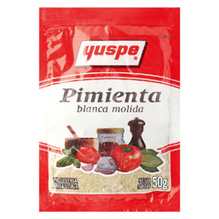 YUSPE PIMIENTA BLANCA MOL. 25X25 GR