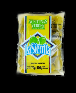 LA SIERRITA ACEITUNA VERDE PERMAPACK 18X100 GRS
