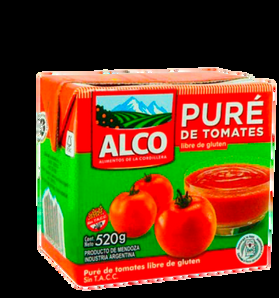 ALCO PURE DE TOMATE X 520 GRS