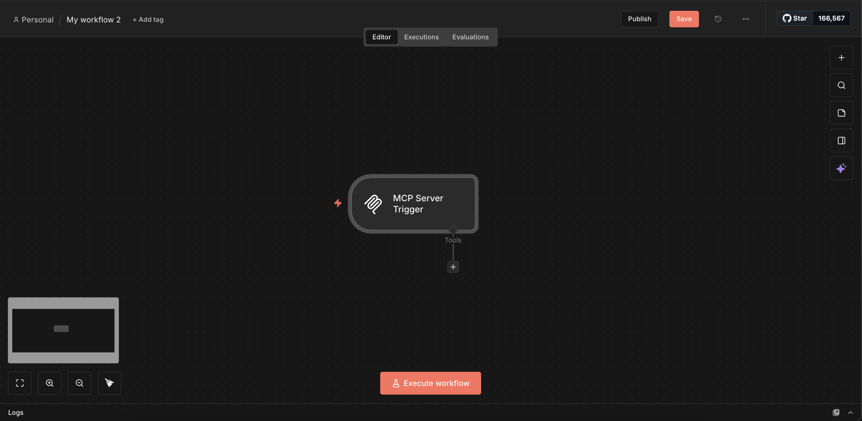 MCP Server trigger node added