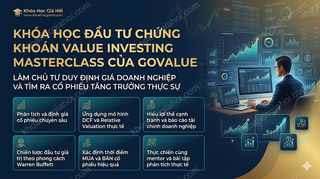 Khóa Học Đầu Tư Chứng Khoán Value Investing Masterclass Của Govalue