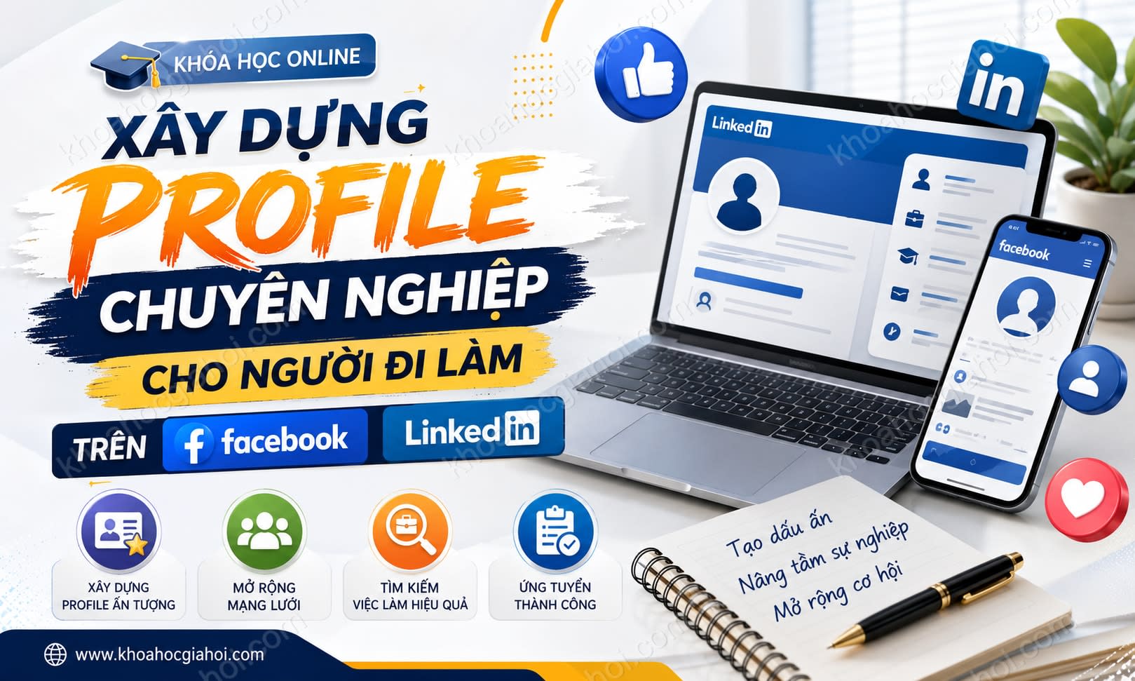 Xây Dựng Profile Chuyên Nghiệp Cho Người Đi Làm Trên Facebook Và Linkedin