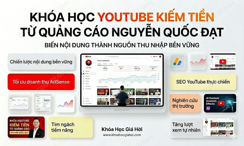 Khóa Học Youtube Kiếm Tiền Từ Quảng Cáo Nguyễn Quốc Đạt