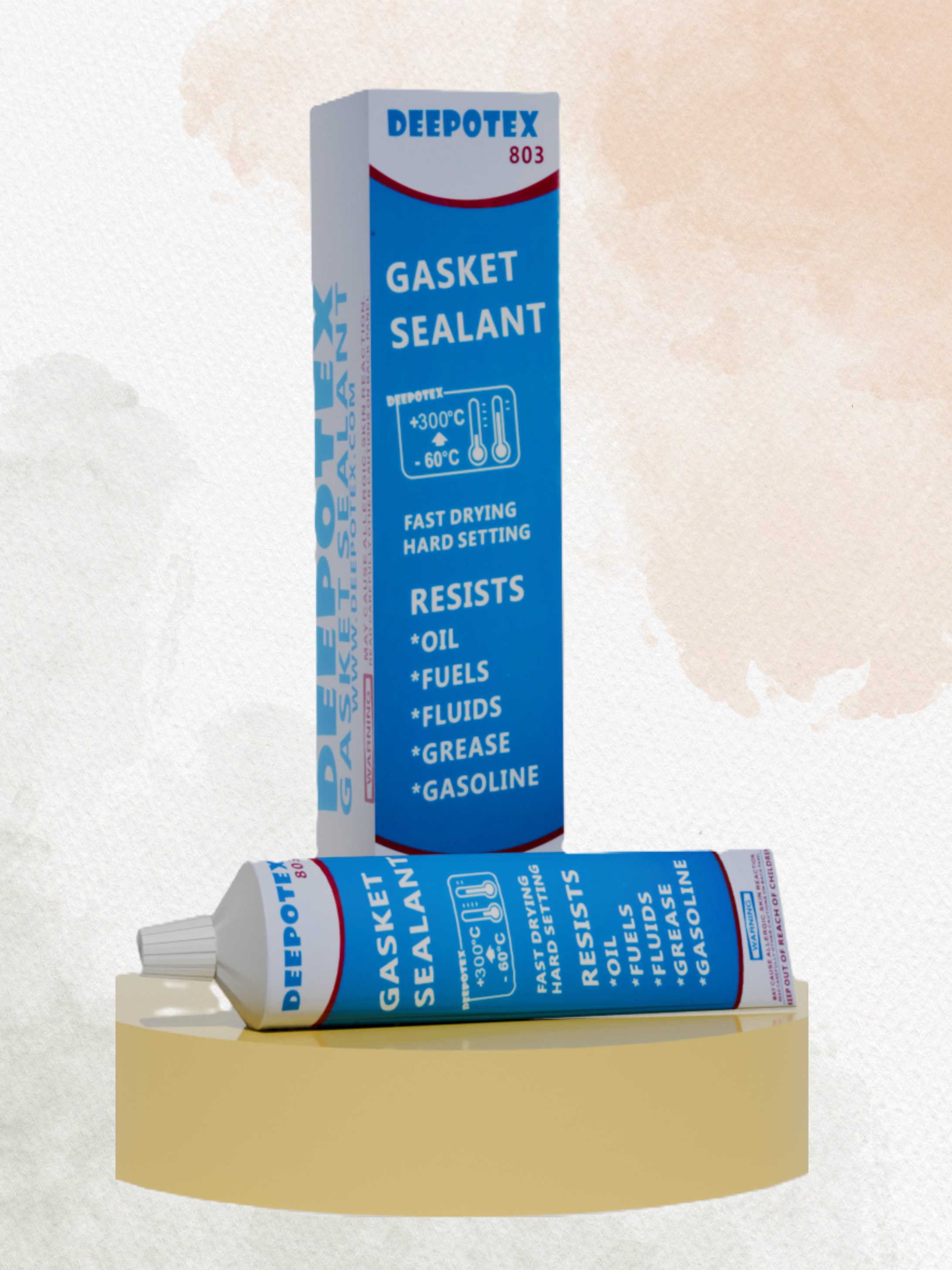 High-performance sealant for permanent bonding.