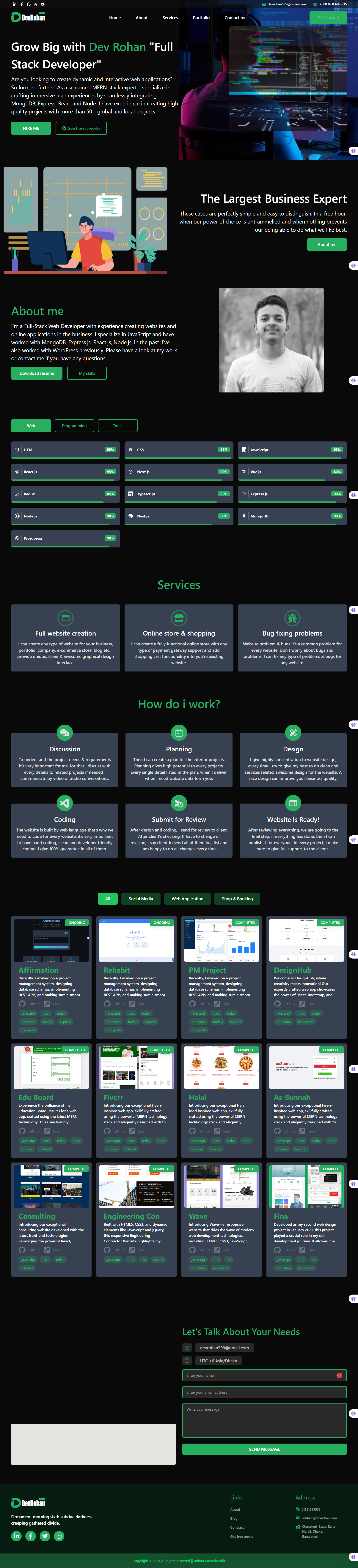 Personal Portfolio Website