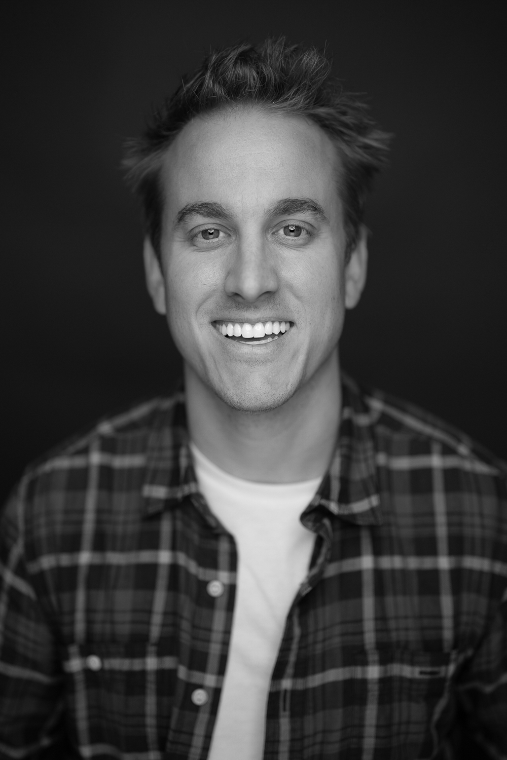 Tyler Mark Henderson on set