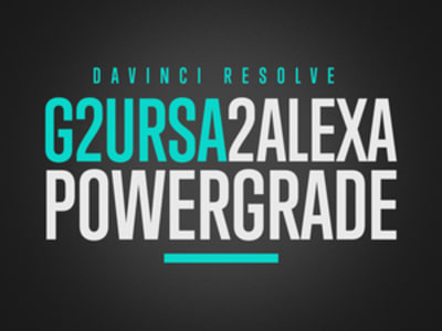 URSA Mini Pro G2 to Alexa PowerGrade