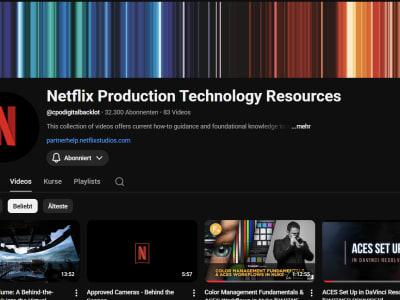 Netflix Production Technology Resources
