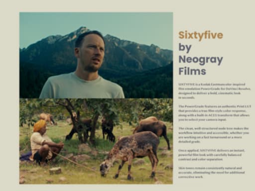 SIXTYFIVE - Eastmancolor Inspired Film Emulation PowerGrade