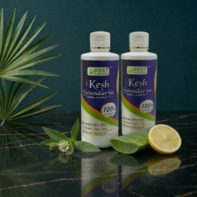 Keshsoundarya Herbal Shampoo - Pack Of 2 - Authentic Ayurvedic Wellness - Best Ayurveda