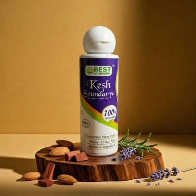 Keshsoundarya Herbal Hair Oil - 100ml - Authentic Ayurvedic Wellness - Best Ayurveda