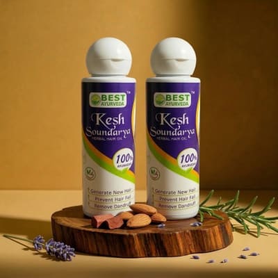 Keshsoundarya Herbal Hair Oil - Pack Of 2 - Authentic Ayurvedic Wellness - Best Ayurveda