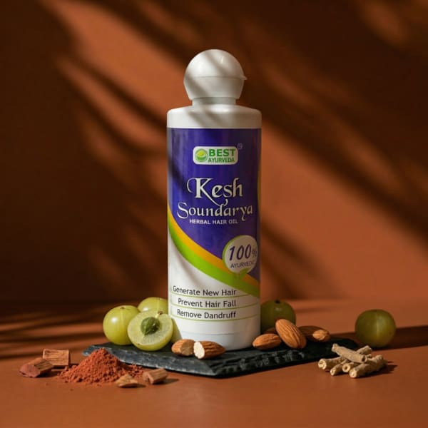 Keshsoundarya Herbal Hair Oil - 250ml - Authentic Ayurvedic Formulation - Best Ayurveda