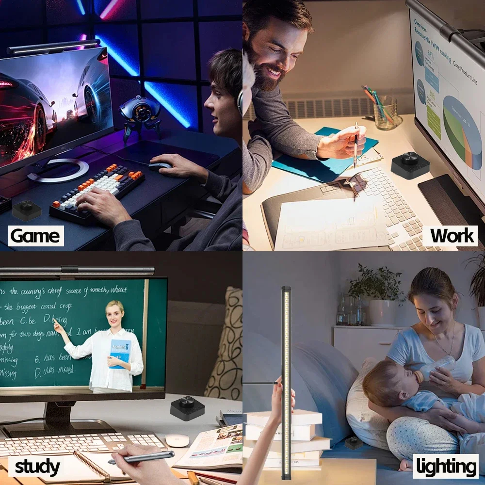 RGB Monitor Light Bar for Gaming and Work Setups gallery 3
