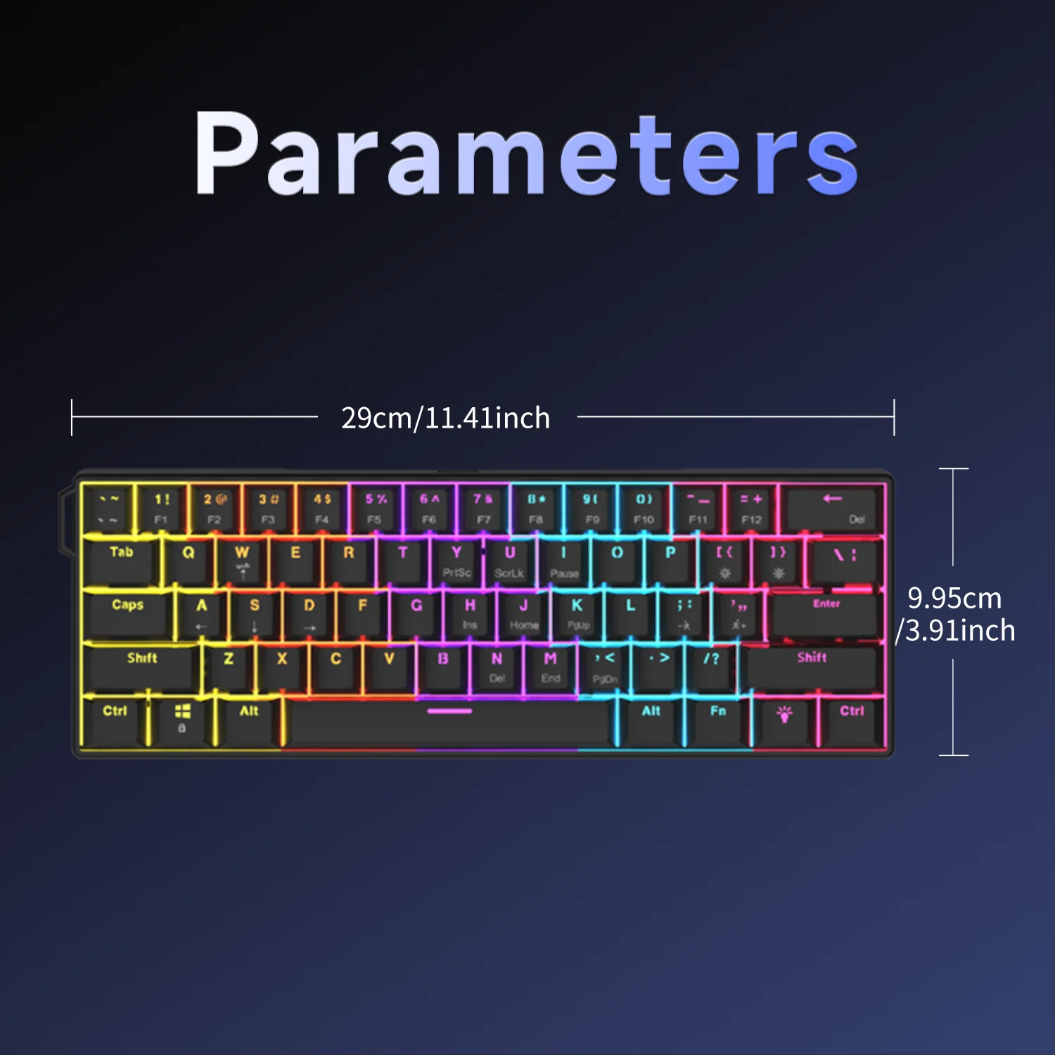 AJAZZ NK61 60% Mechanical Gaming Keyboard gallery 3