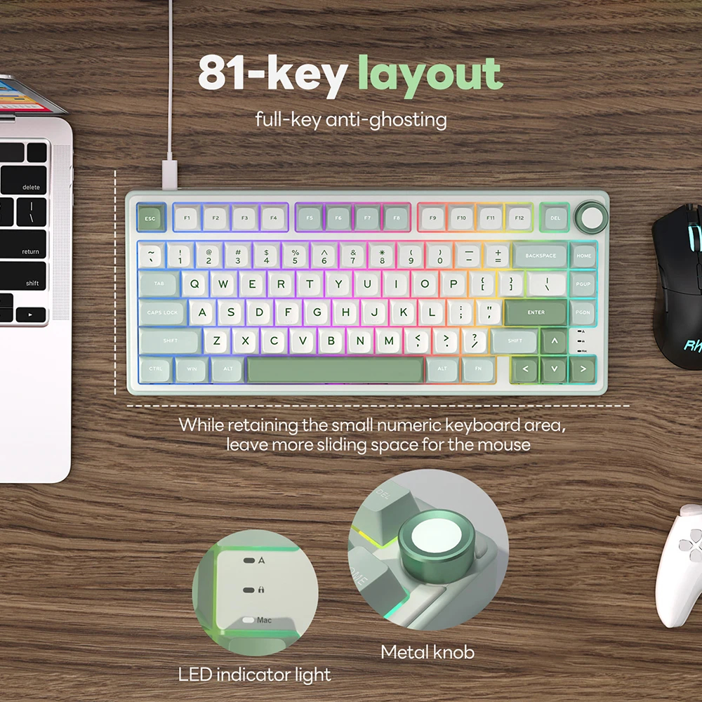 RK Royal Kludge R75 Wired Mechanical Keyboard gallery 3