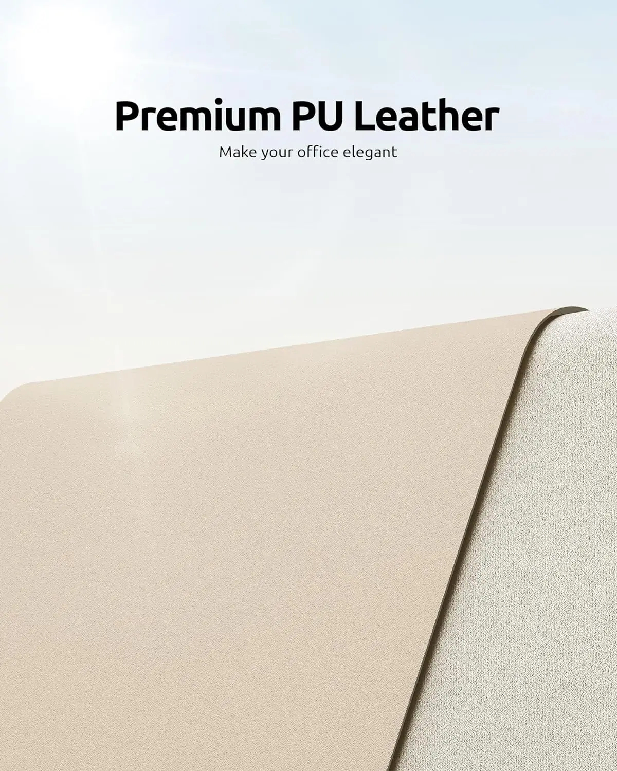 YSAGi Large PU Leather Desk Mat gallery 3