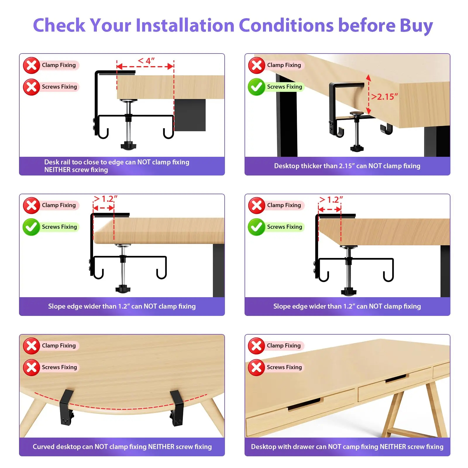 36-inch No Drill Under Desk Cable Management Tray gallery 4