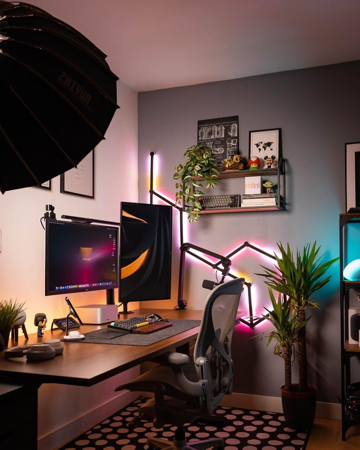 Desk setup