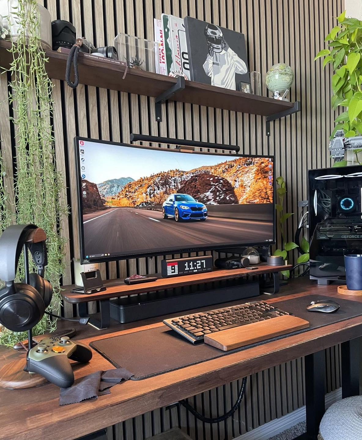 Desk setup