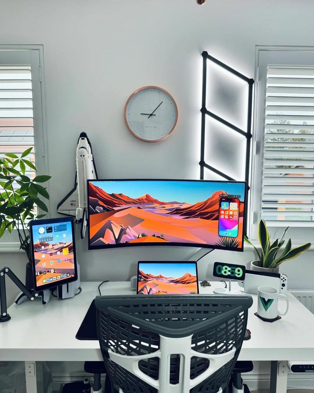 Desk setup
