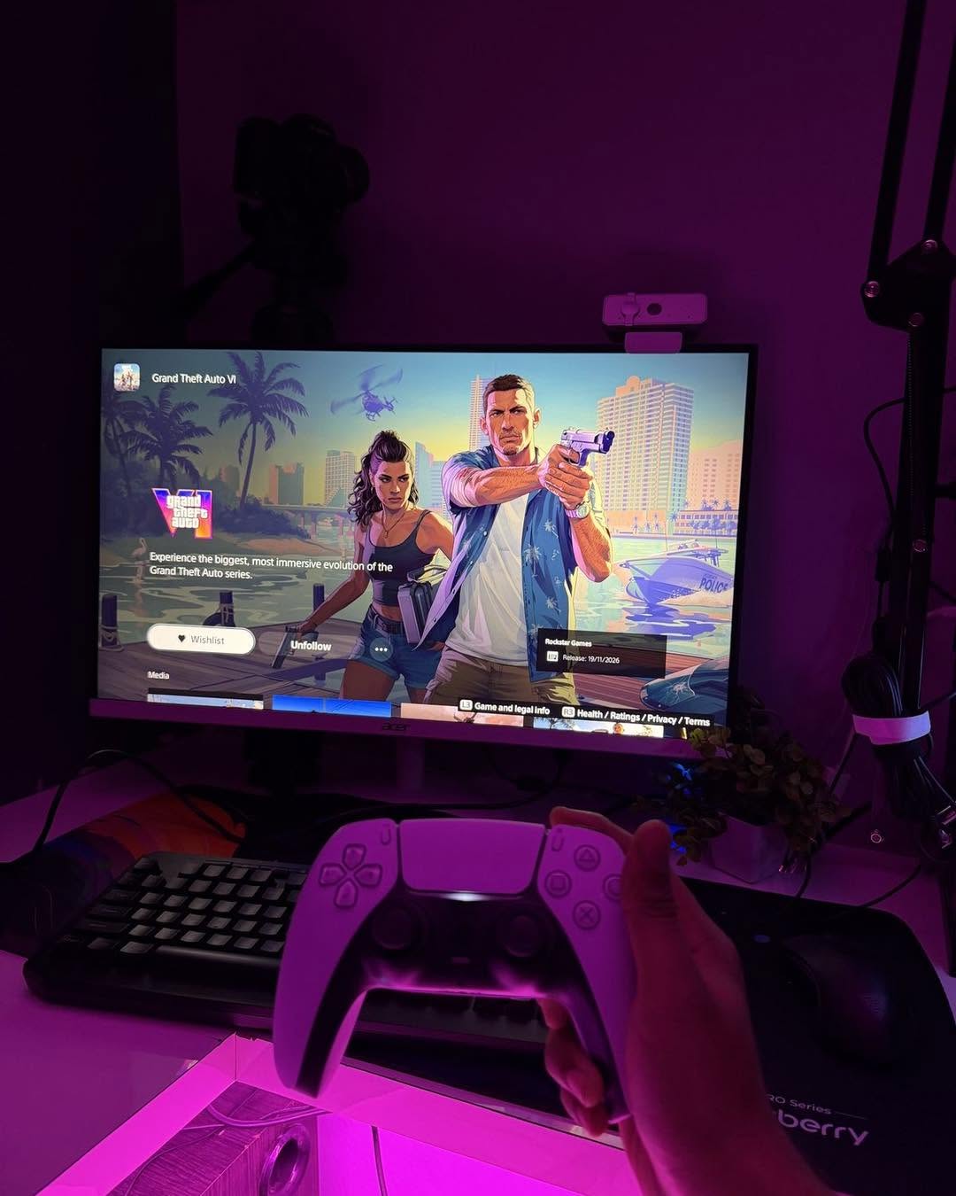 Desk setup