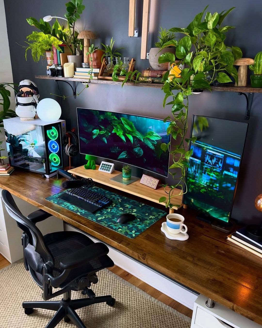 Desk setup