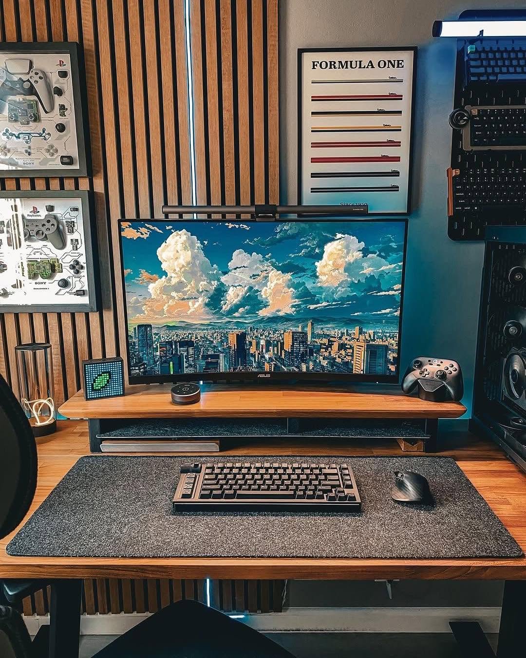 Desk setup
