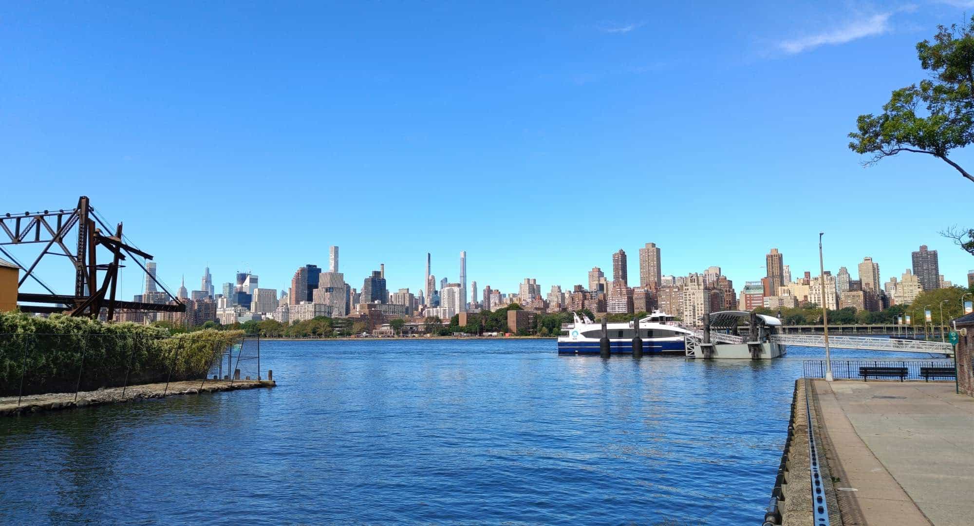 vue Manhattan dans le queens vernon boulevard