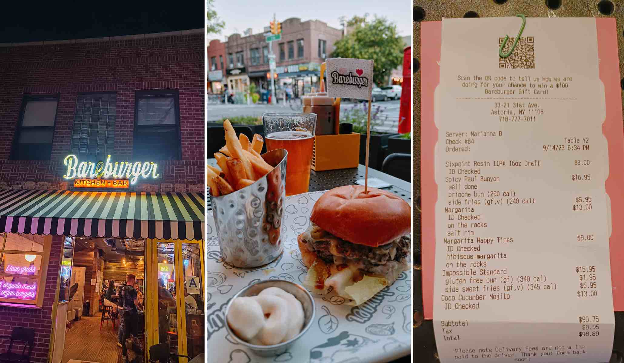 où manger à astoria restaurant bareburger