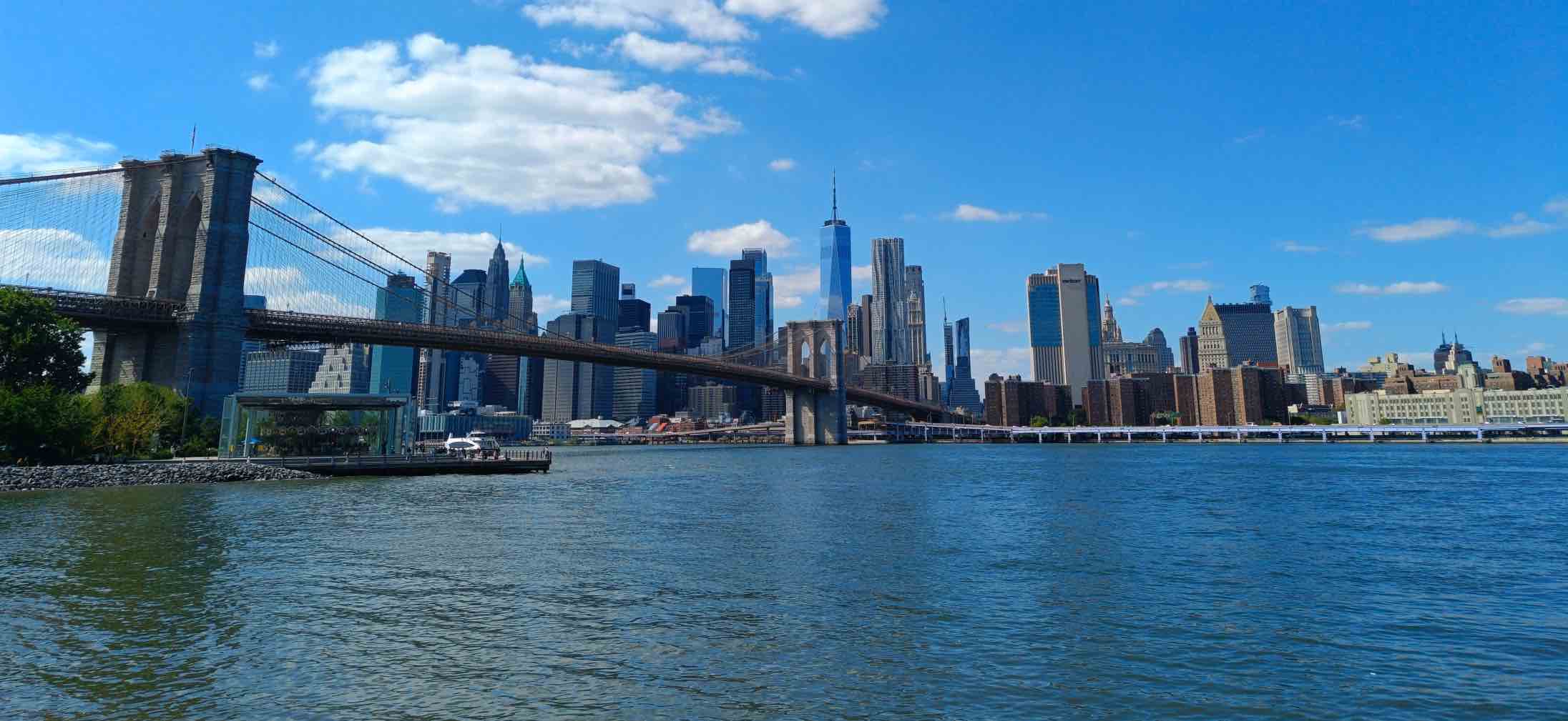 vue de Manhattan depuis dumbo