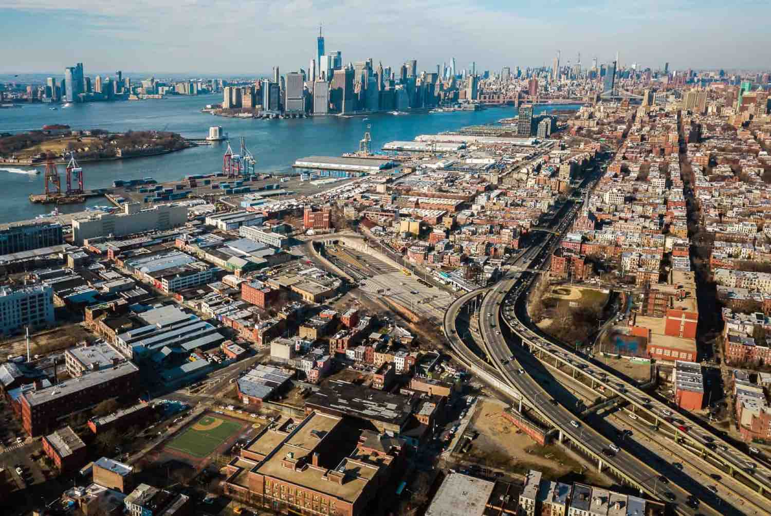 quartier red hook à brooklyn