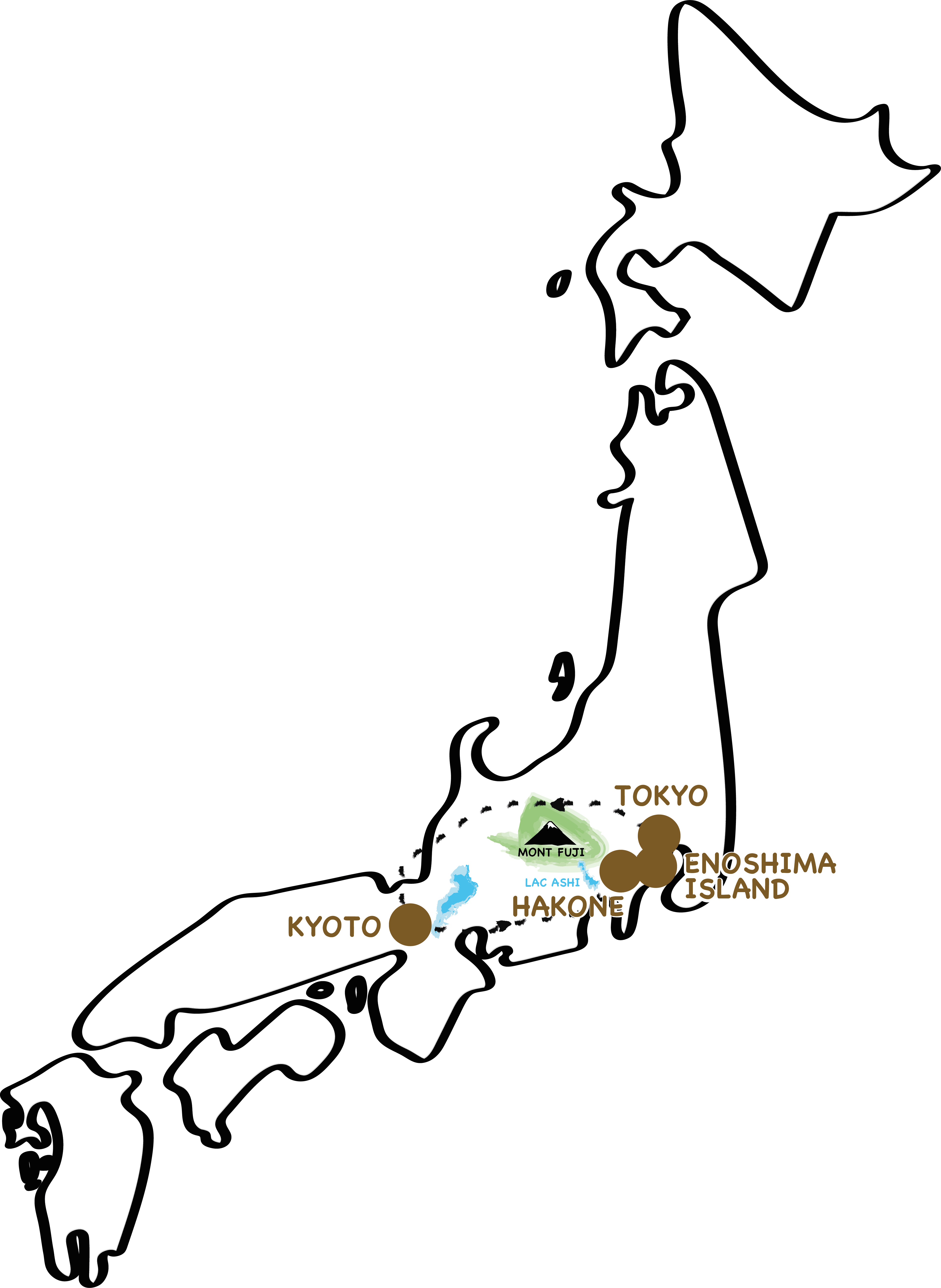 voyage au japon, itinéraire japon