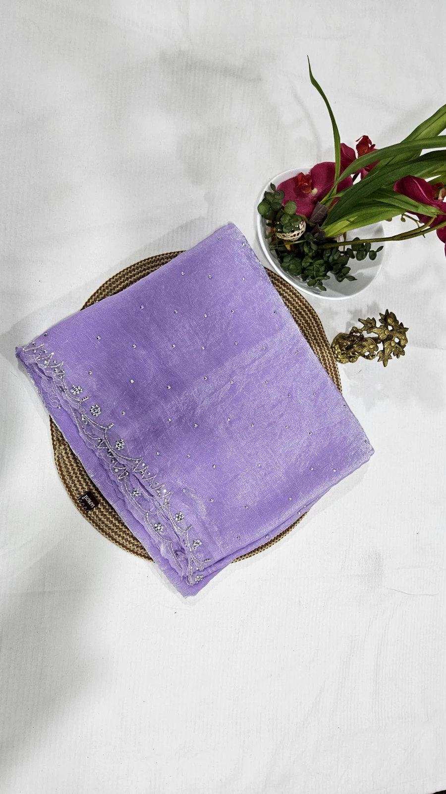 Fendi Fabric with Kolkata Handwork