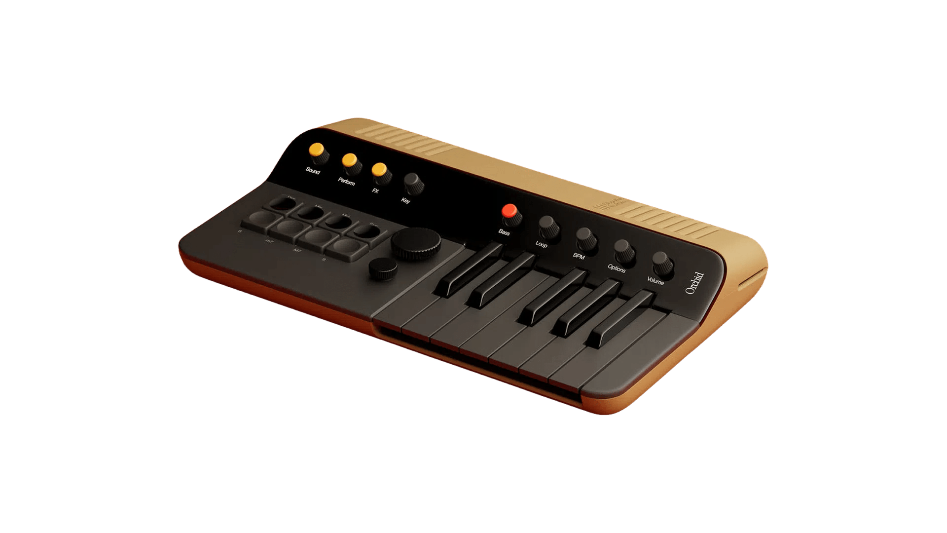 The Telepathic Instruments Orchid, a chord generating synthesizer from Kevin Parker of Tame Impala.