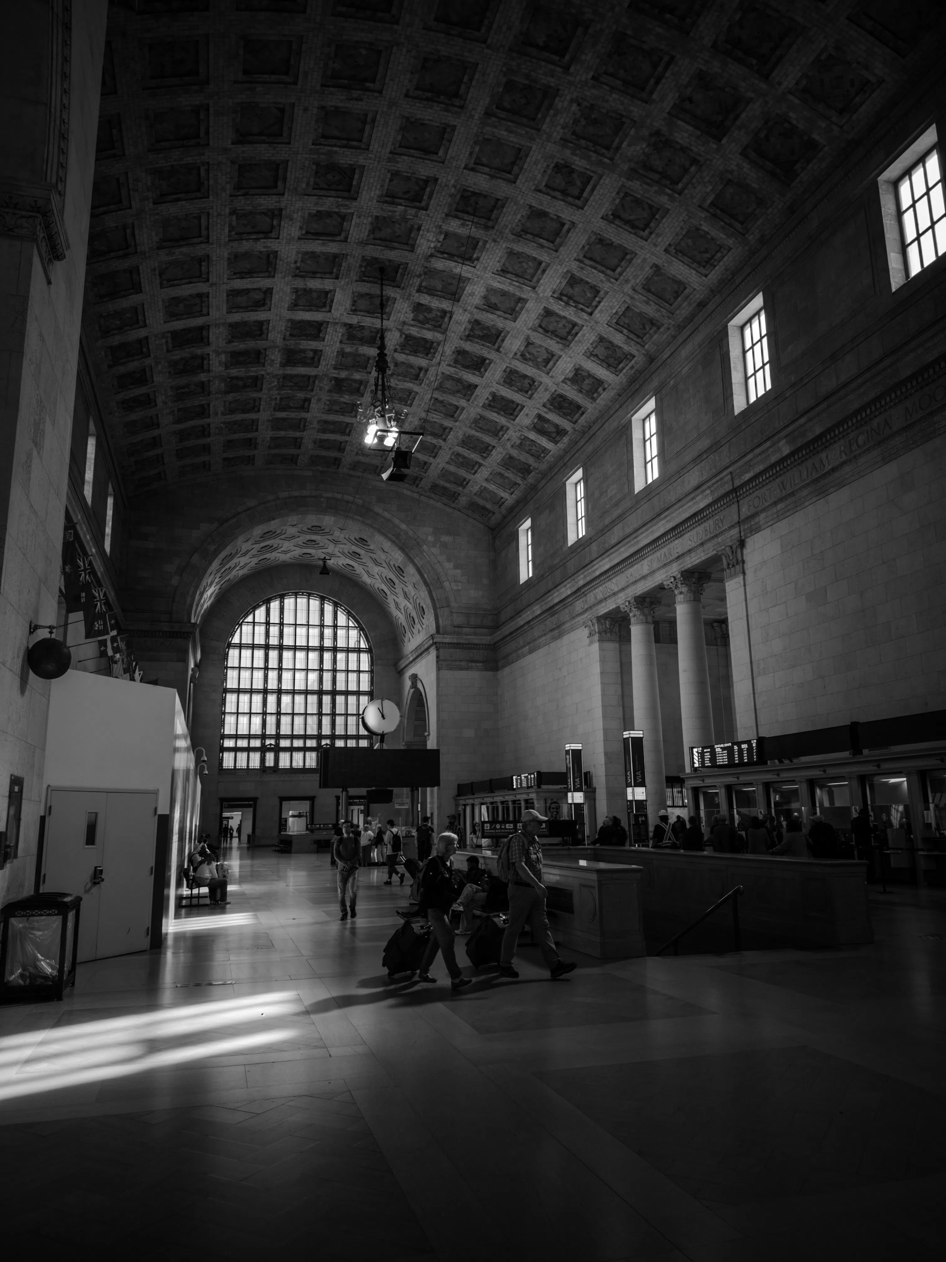 The interior of an ever-renovating Union Station in Toronto.