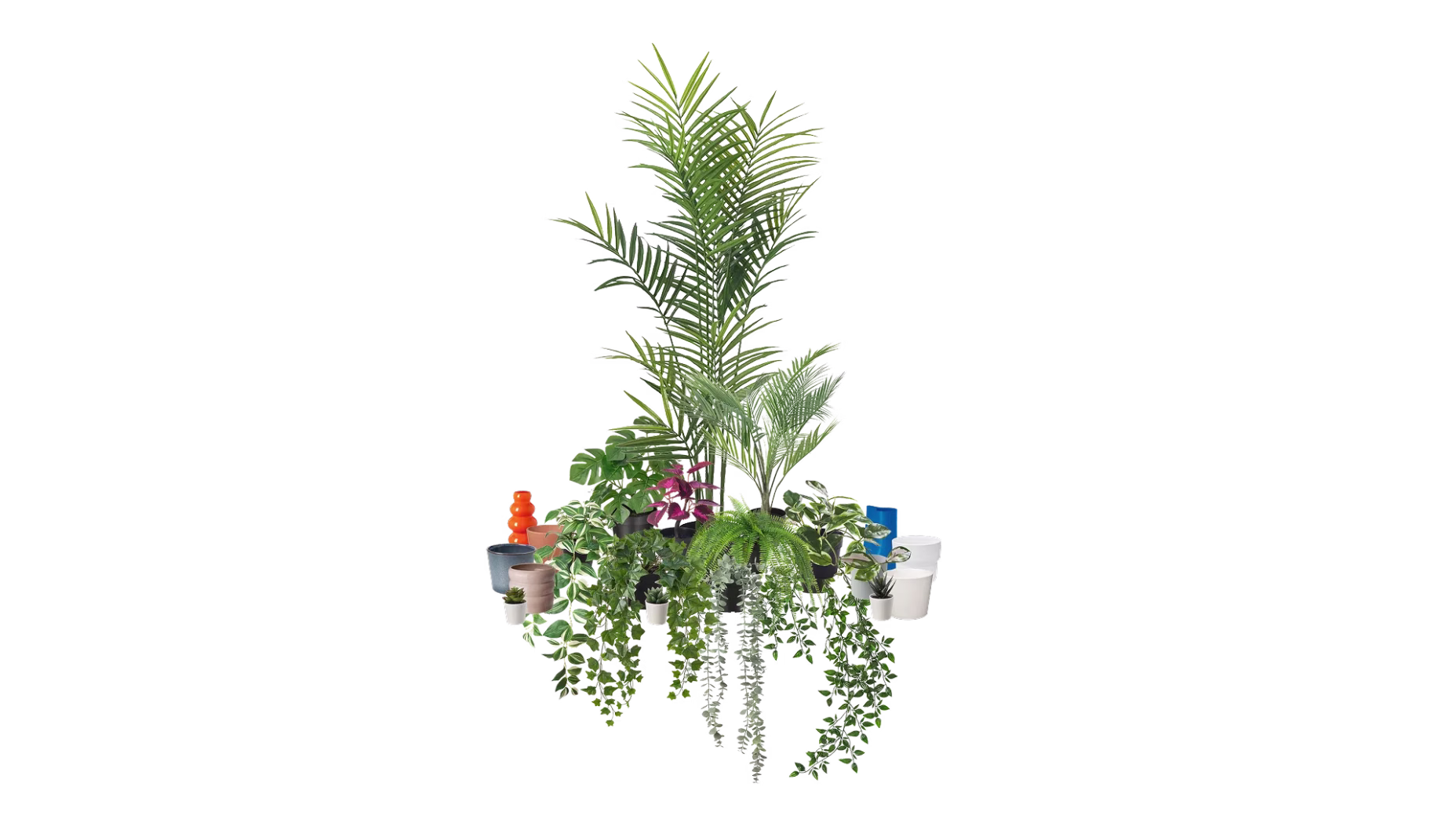 Like $300 worth of fake plants from IKEA.