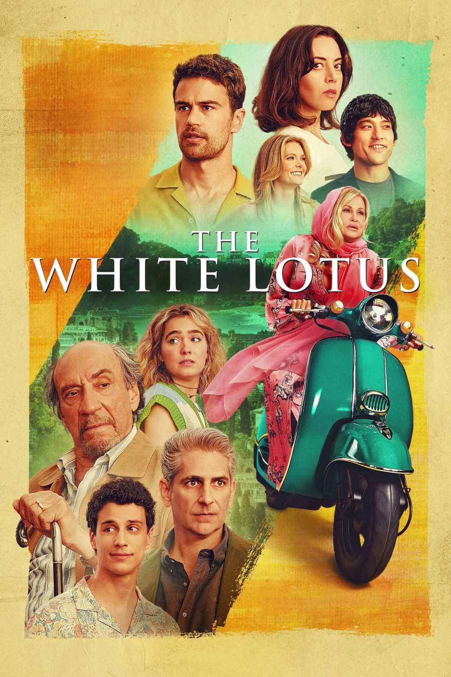 Official poster for season 2 of The White Lotus