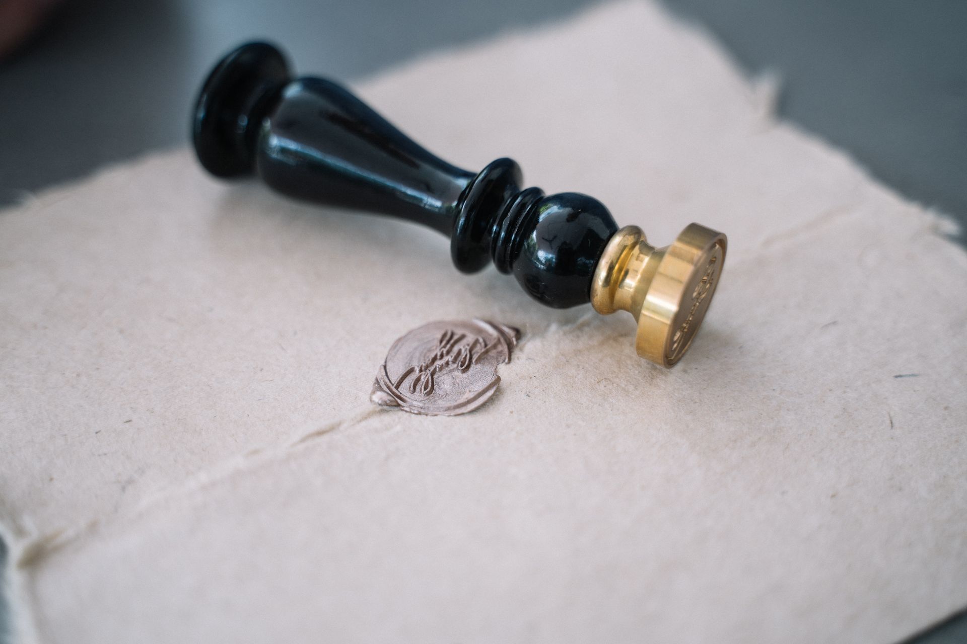 Close-up of vintage sealing wax and stamp on an old-fashioned envelope. Source: pexels.com (Anna Tarazevich)