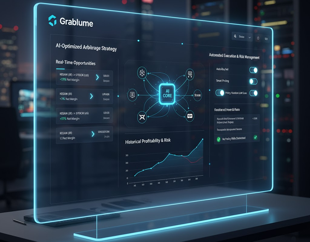 Asset-Light 소프트웨어 솔루션을 강조하는 깔끔하고 효율적인 UI/UX