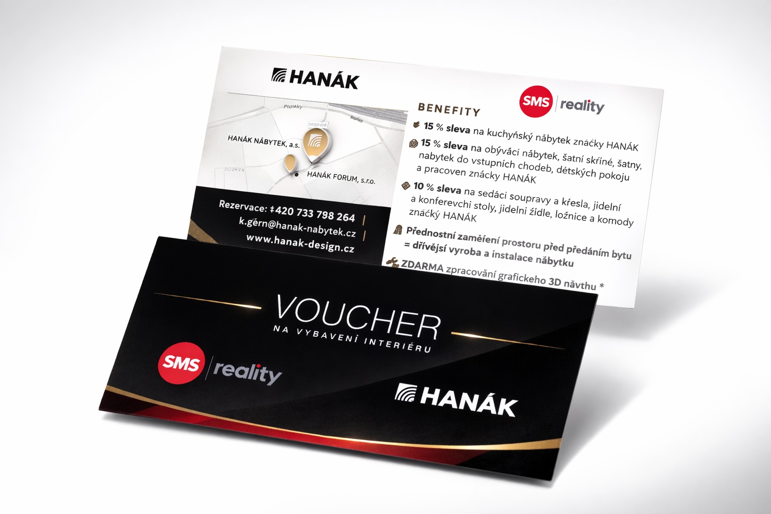 Slevový voucher pro klienty kuchyně Hanák